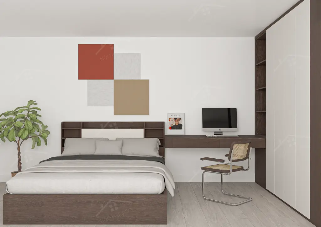 Giường gỗ công nghiệp GGCN061