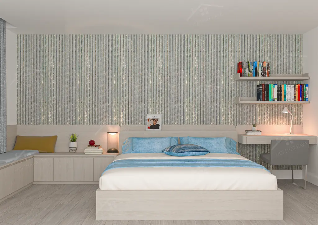 Giường gỗ công nghiệp GGCN065