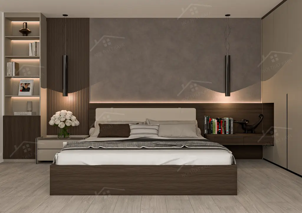 Giường gỗ công nghiệp GGCN066