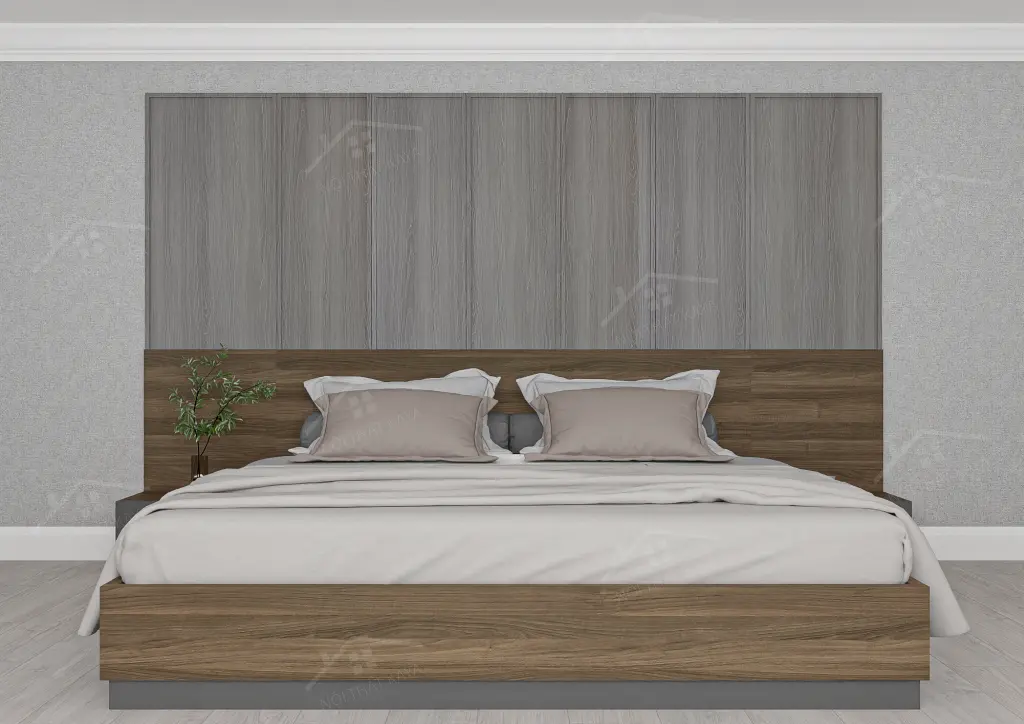 Giường gỗ công nghiệp GGCN068