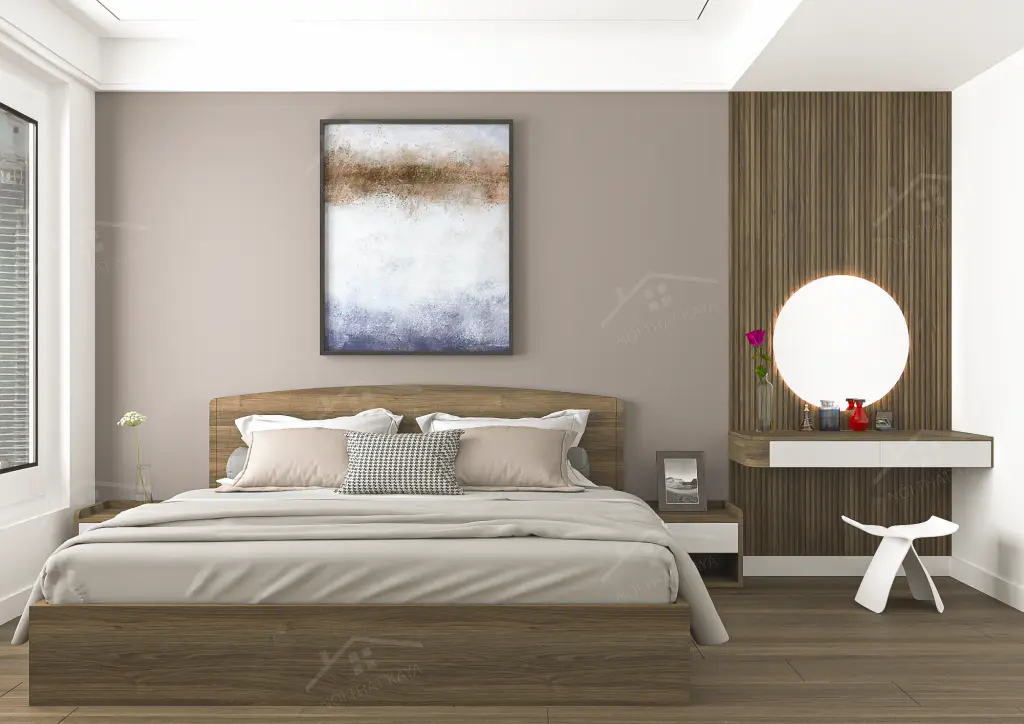 Giường gỗ công nghiệp GGCN073