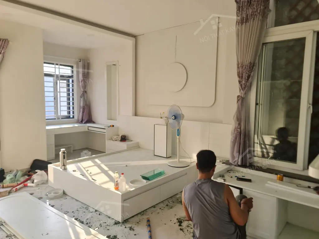 Thi Công Combo Phòng Ngủ Nhà Chị Trang – Nguyễn Tư Giản, Gò Vấp (2)