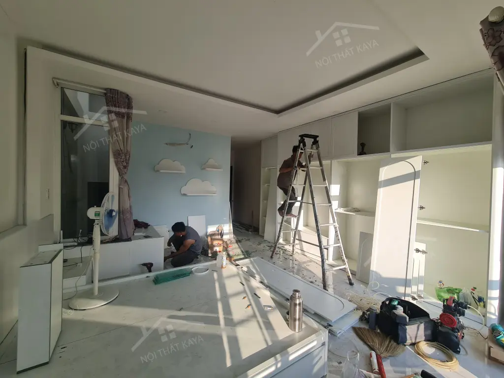 Thi Công Combo Phòng Ngủ Nhà Chị Trang – Nguyễn Tư Giản, Gò Vấp (3)